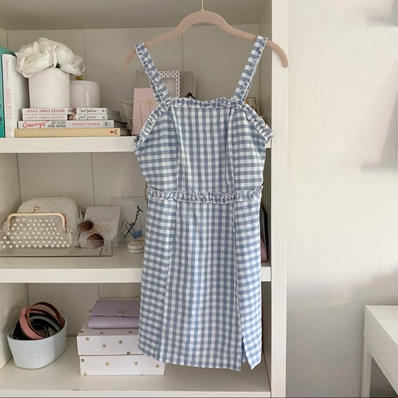 Derek Heart Dresses & Skirts - Blue and White Gingham Dress